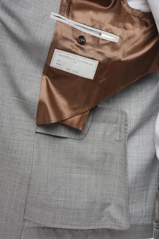  브루넬로 쿠치넬리 수트 자켓 M032P7BTC T032P C795 Gray - BRUNELLO CUCINELLI