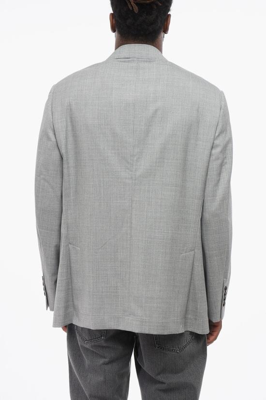  브루넬로 쿠치넬리 수트 자켓 M032P7BTC T032P C795 Gray - BRUNELLO CUCINELLI
