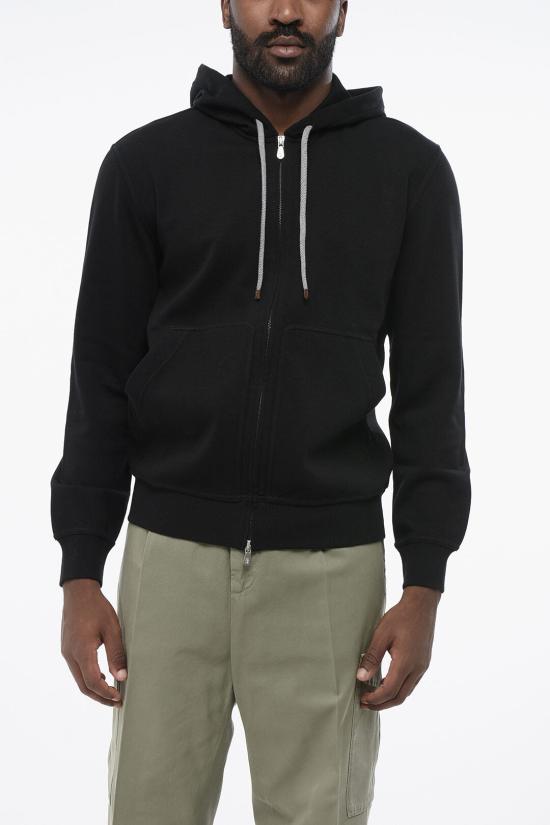  브루넬로 쿠치넬리 긴팔 티셔츠 M0T359069G TD874 C101 Black