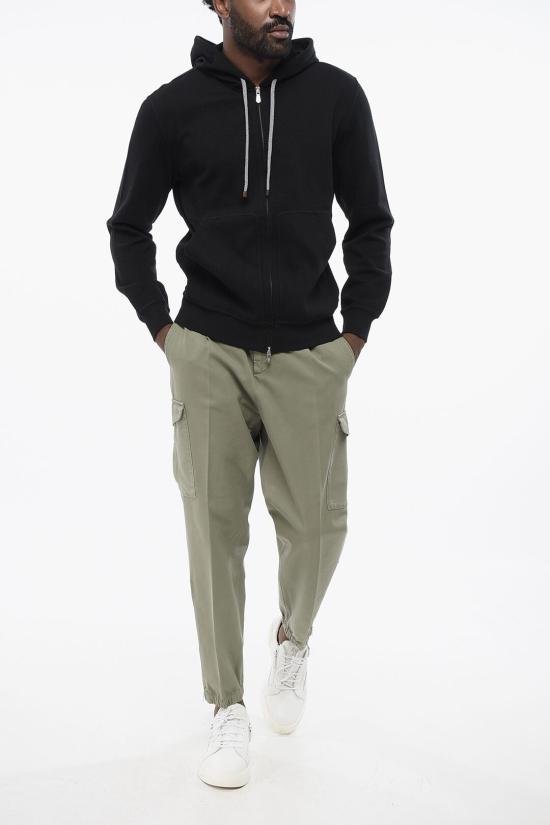  브루넬로 쿠치넬리 긴팔 티셔츠 M0T359069G TD874 C101 Black - BRUNELLO CUCINELLI