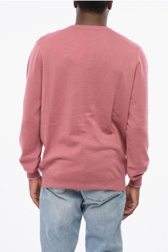  브루넬로 쿠치넬리 스웨터 M2200162 T2000 CRX14 Pink - BRUNELLO CUCINELLI