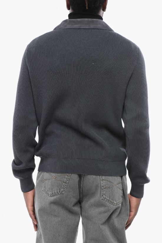  브루넬로 쿠치넬리 가죽 자켓 M0PCL1947 T0PCL CQW76 Gray - BRUNELLO CUCINELLI