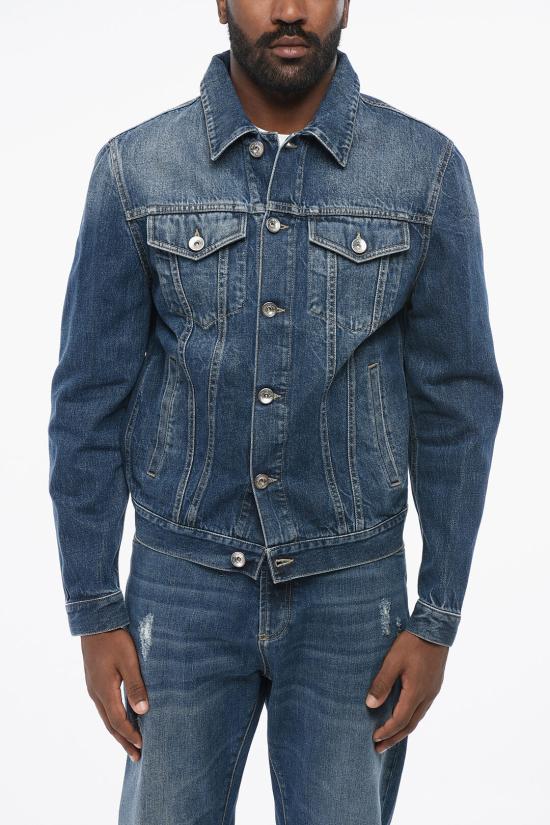  브루넬로 쿠치넬리 데님 자켓 M074P6898 T074P C1487 Blue