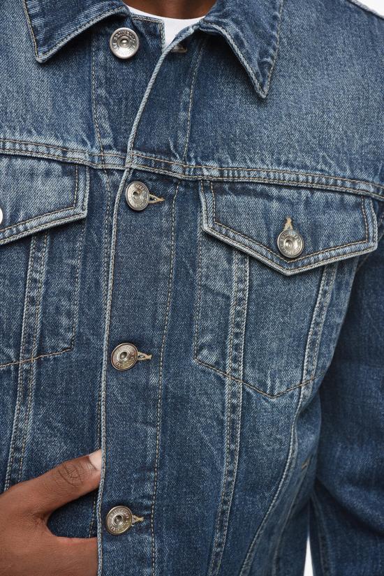  브루넬로 쿠치넬리 데님 자켓 M074P6898 T074P C1487 Blue - BRUNELLO CUCINELLI