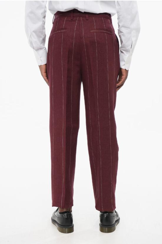  브루넬로 쿠치넬리 수트 세트 MB400EDNS TB400 C019 Burgundy - BRUNELLO CUCINELLI