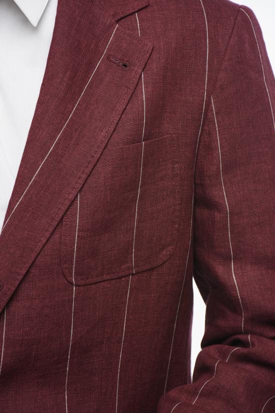  브루넬로 쿠치넬리 수트 세트 MB400EDNS TB400 C019 Burgundy - BRUNELLO CUCINELLI