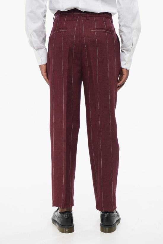  브루넬로 쿠치넬리 수트 세트 MB400EDNS TB400 C019 Burgundy - BRUNELLO CUCINELLI