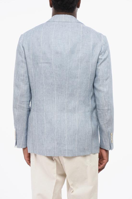  브루넬로 쿠치넬리 수트 자켓 MB4007BTD TB400 C006 Light blue - BRUNELLO CUCINELLI