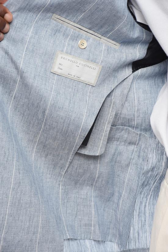  브루넬로 쿠치넬리 수트 자켓 MB4007BTD TB400 C006 Light blue - BRUNELLO CUCINELLI