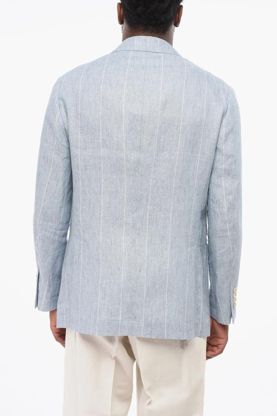  브루넬로 쿠치넬리 수트 자켓 MB4007BBD TB400 C006 Light blue - BRUNELLO CUCINELLI