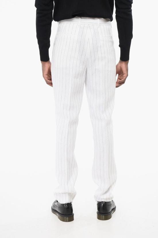 브루넬로 쿠치넬리 스트레이트 팬츠 MB401L00H TB401 C003 White - BRUNELLO CUCINELLI