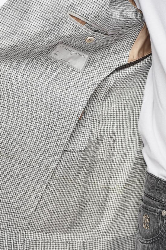  브루넬로 쿠치넬리 수트 자켓 MB4057BBD TB405 C032 Gray - BRUNELLO CUCINELLI