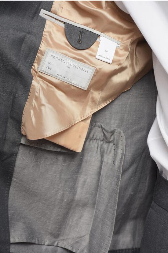  브루넬로 쿠치넬리 수트 세트 MB4047BTH TB404 C192 Gray - BRUNELLO CUCINELLI