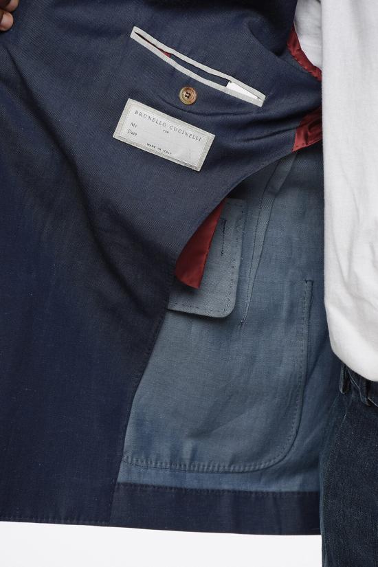  브루넬로 쿠치넬리 수트 자켓 MB4047BBDX TB404 C189 Blue - BRUNELLO CUCINELLI