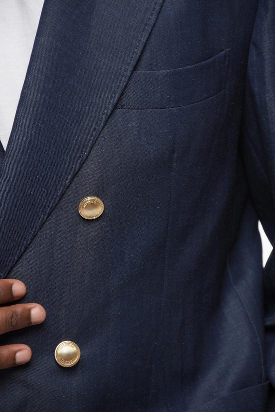  브루넬로 쿠치넬리 수트 자켓 MB4047BBDX TB404 C189 Blue - BRUNELLO CUCINELLI