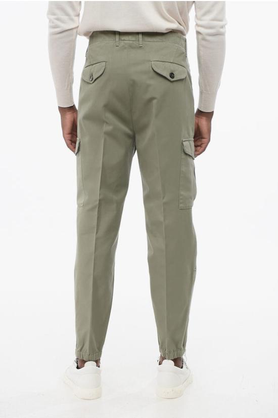  브루넬로 쿠치넬리 카고 팬츠 M252DH0640 T252P C6273 Military Green - BRUNELLO CUCINELLI