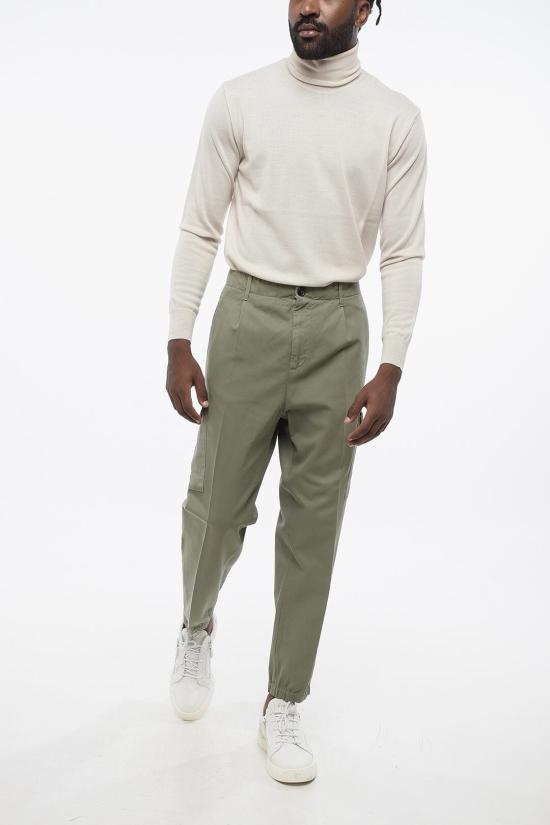  브루넬로 쿠치넬리 카고 팬츠 M252DH0640 T252P C6273 Military Green - BRUNELLO CUCINELLI