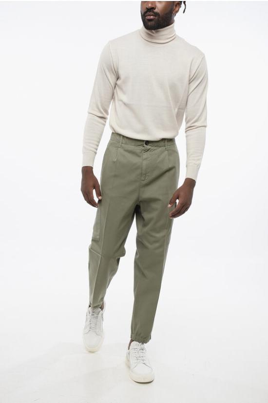  브루넬로 쿠치넬리 카고 팬츠 M252DH0640 T252P C6273 Military Green - BRUNELLO CUCINELLI