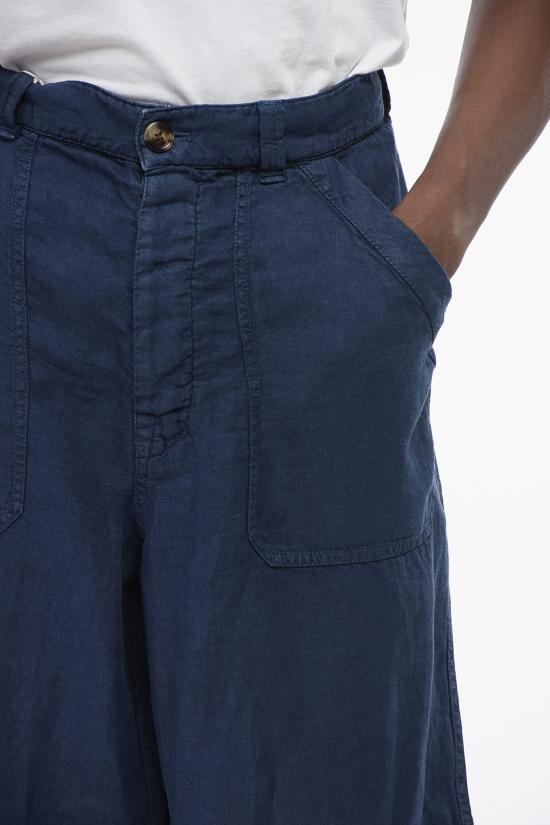  브루넬로 쿠치넬리 스트레이트 팬츠 M243DS2470 T243P C6310 Blue - BRUNELLO CUCINELLI