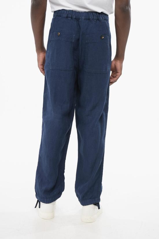  브루넬로 쿠치넬리 스트레이트 팬츠 M243DS2470 T243P C6310 Blue - BRUNELLO CUCINELLI