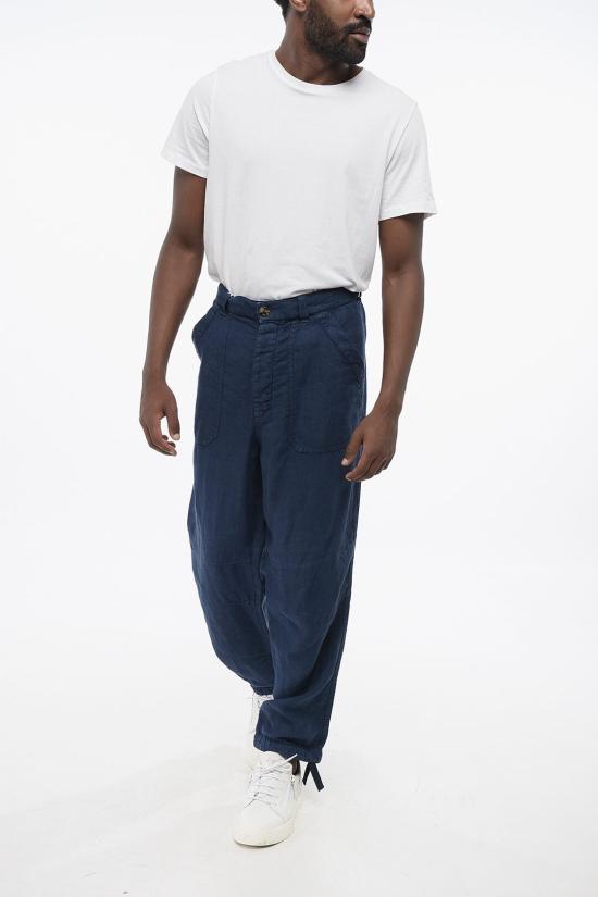  브루넬로 쿠치넬리 스트레이트 팬츠 M243DS2470 T243P C6310 Blue - BRUNELLO CUCINELLI