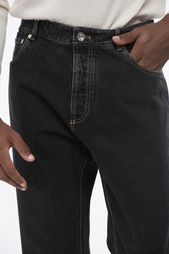  브루넬로 쿠치넬리 데님 팬츠 M242PX1290 T242P C8384 Black - BRUNELLO CUCINELLI