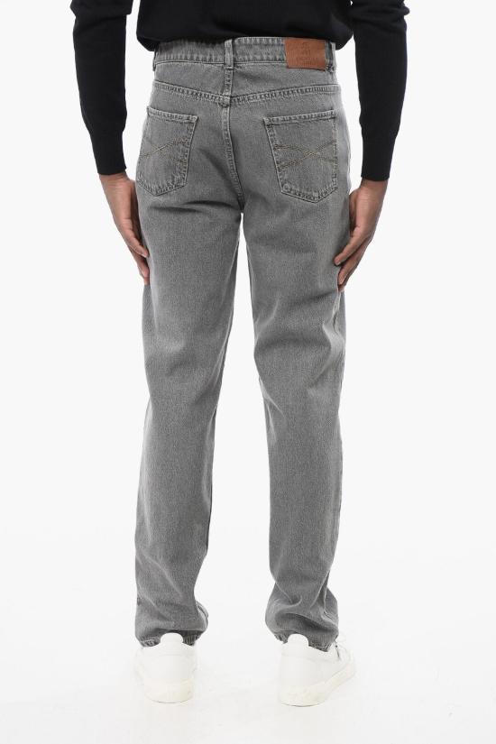  브루넬로 쿠치넬리 데님 팬츠 M242PD3210 T242P C8382 Gray - BRUNELLO CUCINELLI