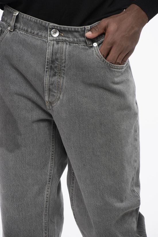 브루넬로 쿠치넬리 데님 팬츠 M242PD3210 T242P C8382 Gray - BRUNELLO CUCINELLI