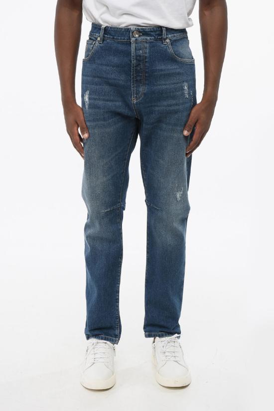  브루넬로 쿠치넬리 데님 팬츠 M283PX2340 T283P C1471 Blue