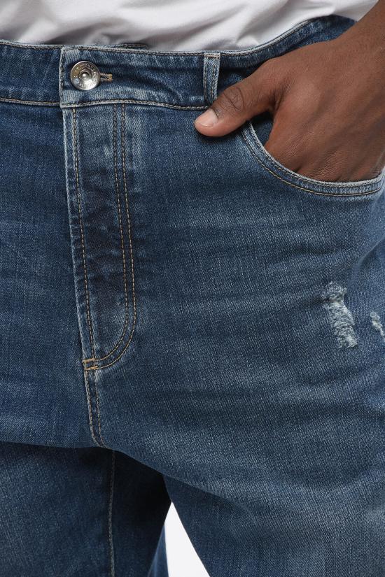  브루넬로 쿠치넬리 데님 팬츠 M283PX2340 T283P C1471 Blue - BRUNELLO CUCINELLI