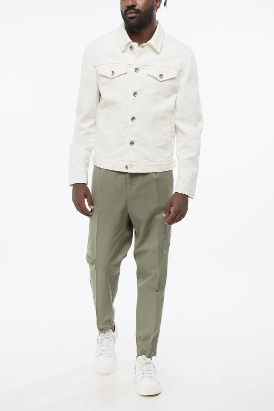  브루넬로 쿠치넬리 데님 자켓 M277P6900 T277P C7210 White - BRUNELLO CUCINELLI