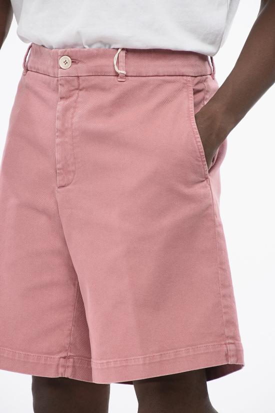  브루넬로 쿠치넬리 숏팬츠 M277PU0010 T277P C7407 Pink - BRUNELLO CUCINELLI