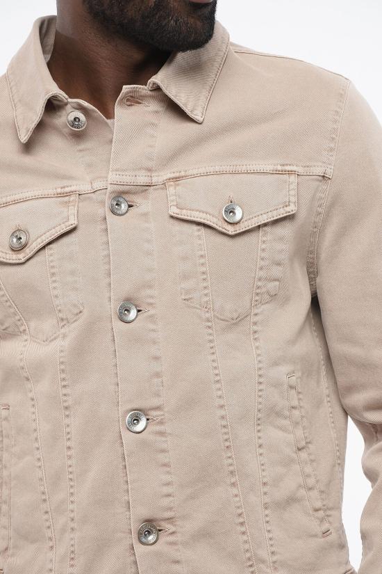  브루넬로 쿠치넬리 데님 자켓 M277P6900 T277P C7400 Beige - BRUNELLO CUCINELLI