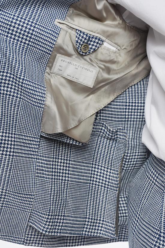  브루넬로 쿠치넬리 수트 세트 MS4517BTH TS451 C921 Blue - BRUNELLO CUCINELLI