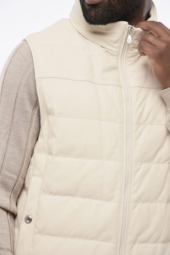  브루넬로 쿠치넬리 패딩 조끼 MPJER1924 TPJER CPA07 Beige - BRUNELLO CUCINELLI