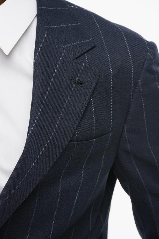  브루넬로 쿠치넬리 수트 세트 MS4847BTH TS484 C002 Blue - BRUNELLO CUCINELLI