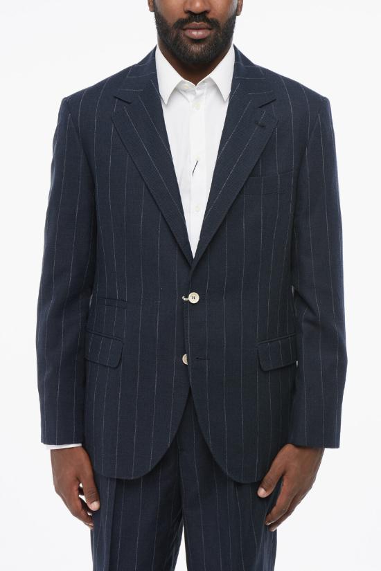  브루넬로 쿠치넬리 수트 자켓 MS4847BTC TS484 C002 Blue