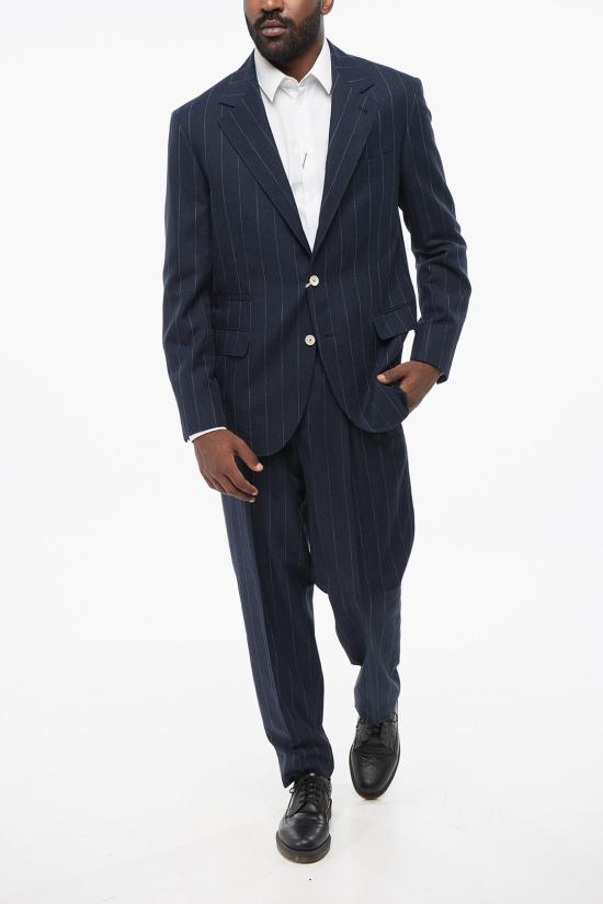  브루넬로 쿠치넬리 수트 자켓 MS4847BTC TS484 C002 Blue - BRUNELLO CUCINELLI