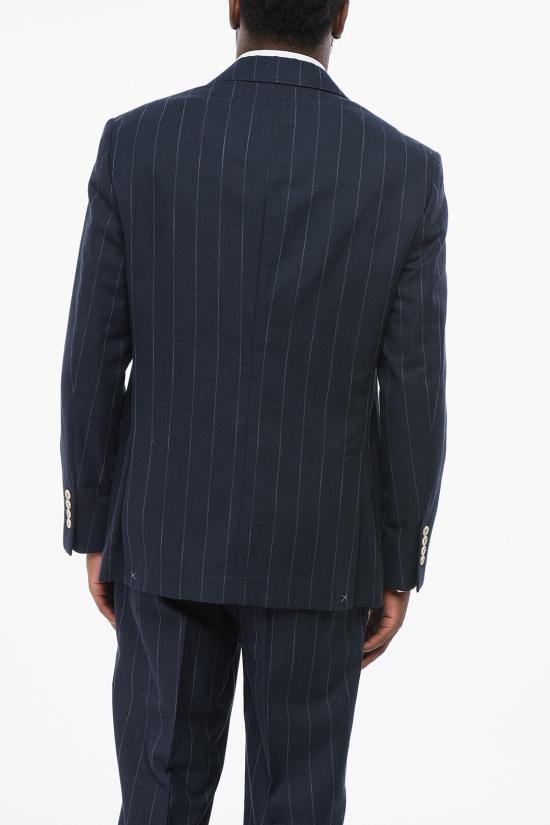  브루넬로 쿠치넬리 수트 자켓 MS4847BTC TS484 C002 Blue - BRUNELLO CUCINELLI