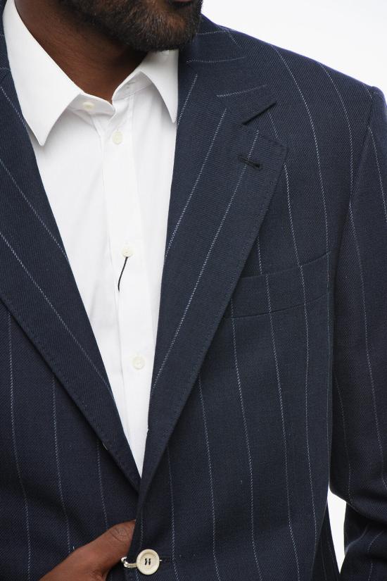  브루넬로 쿠치넬리 수트 자켓 MS4847BTC TS484 C002 Blue - BRUNELLO CUCINELLI