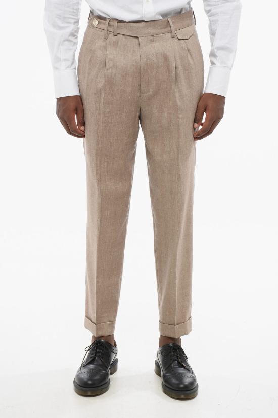  브루넬로 쿠치넬리 수트 세트 MS465LDTR TS465 C015 Beige - BRUNELLO CUCINELLI