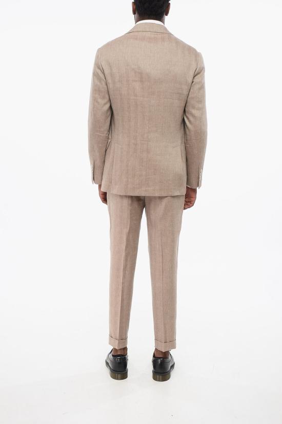  브루넬로 쿠치넬리 수트 세트 MS465LDTR TS465 C015 Beige - BRUNELLO CUCINELLI