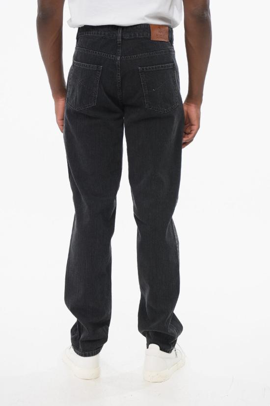  브루넬로 쿠치넬리 데님 팬츠 ME245D3210 TE245 C1483 Black - BRUNELLO CUCINELLI