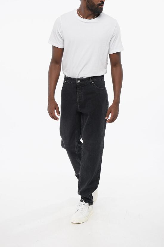  브루넬로 쿠치넬리 데님 팬츠 ME245D3210 TE245 C1483 Black - BRUNELLO CUCINELLI