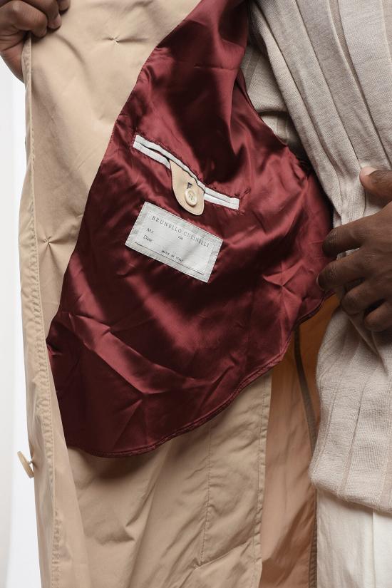  브루넬로 쿠치넬리 코트 MD4796180 TD479 C4133 Beige - BRUNELLO CUCINELLI