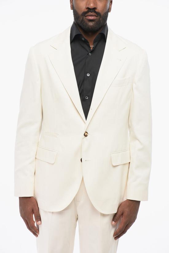  브루넬로 쿠치넬리 수트 자켓 MB4127BTD TB412 C101 White