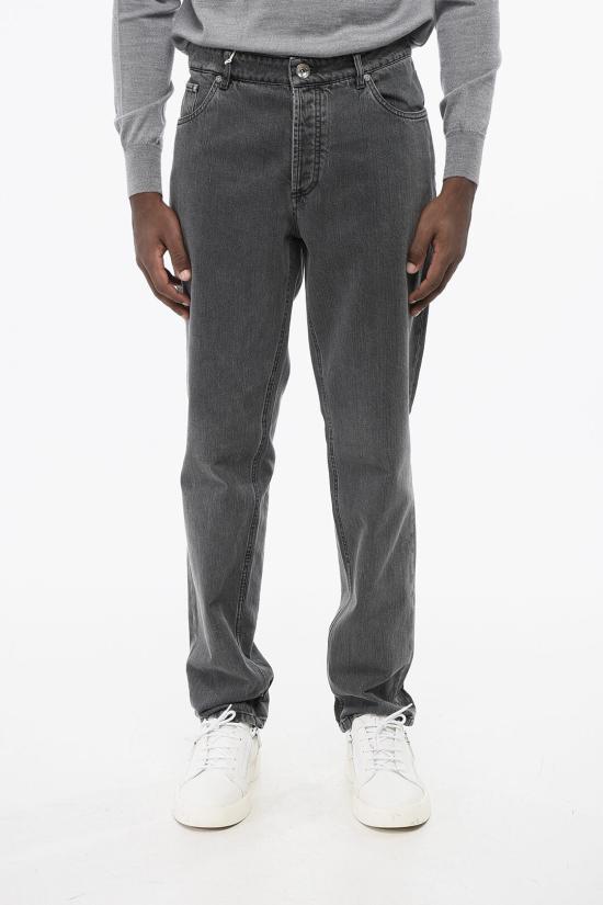  브루넬로 쿠치넬리 데님 팬츠 ME245D3210 TE245 C1482 Gray