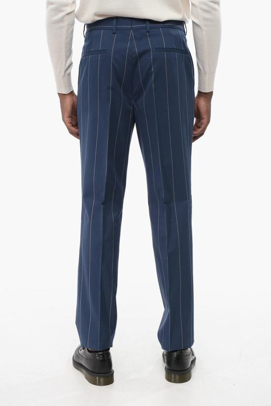  브루넬로 쿠치넬리 스트레이트 팬츠 MD494L00H TD494 C007 Blue - BRUNELLO CUCINELLI