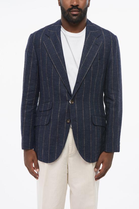  브루넬로 쿠치넬리 수트 자켓 MG4927BWD TG492 C036 Blue