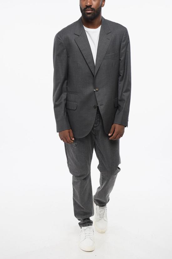  브루넬로 쿠치넬리 수트 자켓 MG4827BTC TG482 C004 Gray - BRUNELLO CUCINELLI